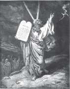Gustave Doré, Moïse descend avec les Tales de la Loi