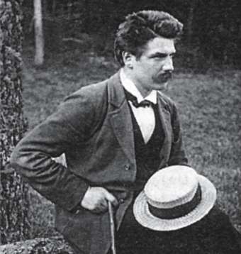 Albert Schweitzer âgé d’environ 30 ans. Photo DR