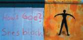 Graffiti sur le Mur de Berlin. Photo DR.