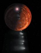 Comète de Schumacher-Lévy s’écrasant sur Jupiter © courtesy of ESO