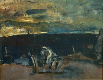 Georges Rouault (1871-1958), La Fuite en &Eacute;gypte (Mer sombre).