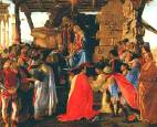 l’Adoration des Mages, par Sandro Botticelli, 1475, Florence, Galerie des Offices