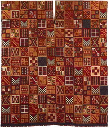 Manteau de gu&eacute;risseur inca. Vers 1500