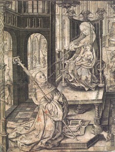 La gu&eacute;rison de l'il de Saint Bernard de Clairvaux