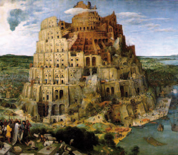 Pieter Brueghel : La Tour de Babel (1563) Huile sur bois, Kunsthistorische Museum, Vienne