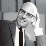 Michel Foucault. Photo lors d’un entretien à la télévision française.