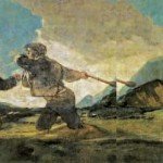 Francisco de Goya : Duel au garrot . Madrid, Musée national du Prado. Photo Wikimedia Commons