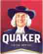 logo de la marque de céréales “Quaker”.